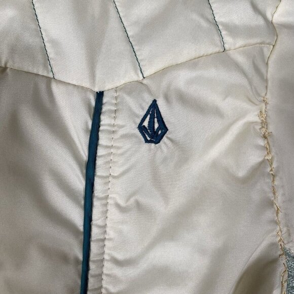 Vintage Volcom Winter Jacket Women's Small Y2K 90s Ski Snowboard Insulated - Picture 12 of 16